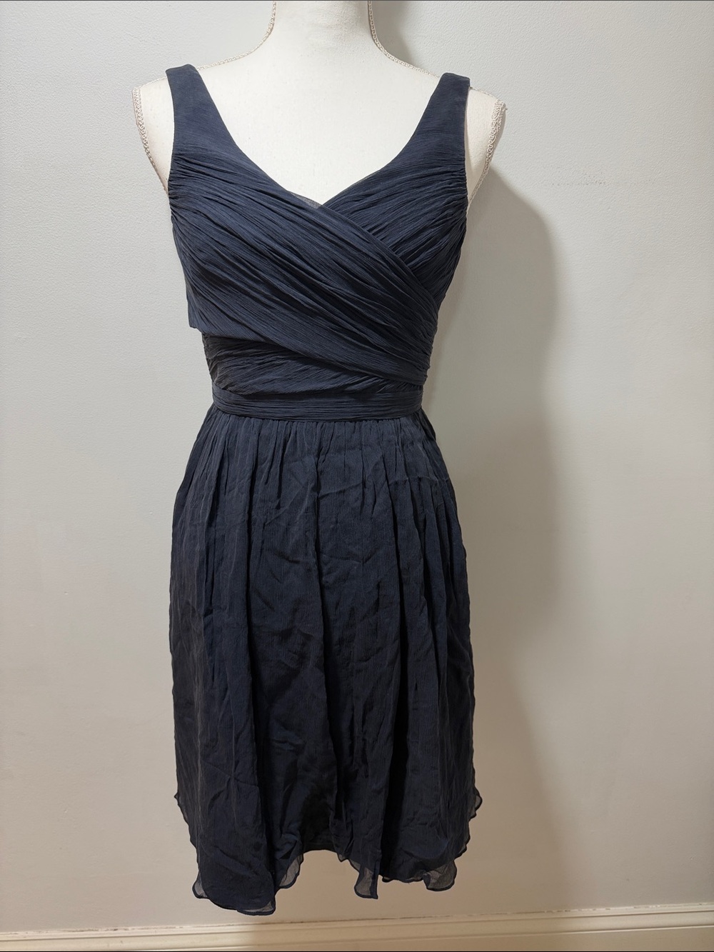 J Crew Womens SILK  Nautical Sweetheart Evening Party Dress Size‎ 2 NWOT MOBWIFE